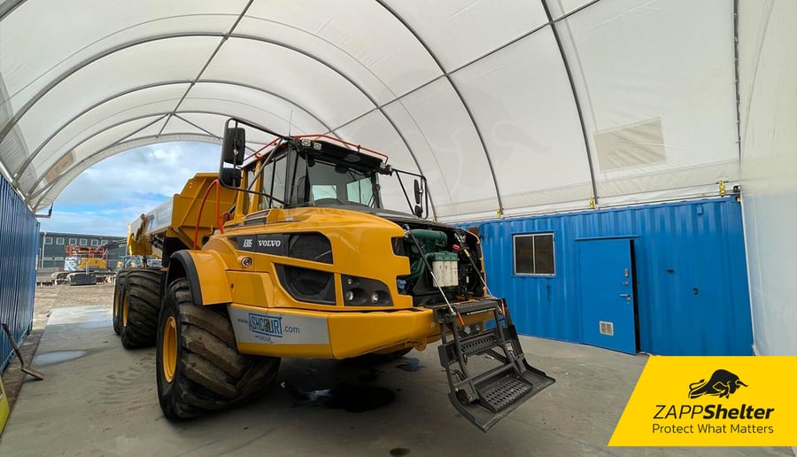 Zappshelter structure for Ashcourt Group